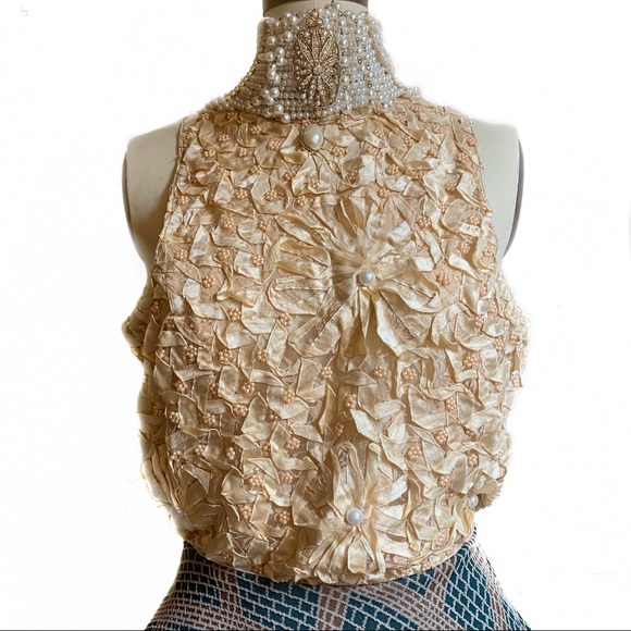 'PEARLY' VINTAGE TOP - Picture 3 of 7